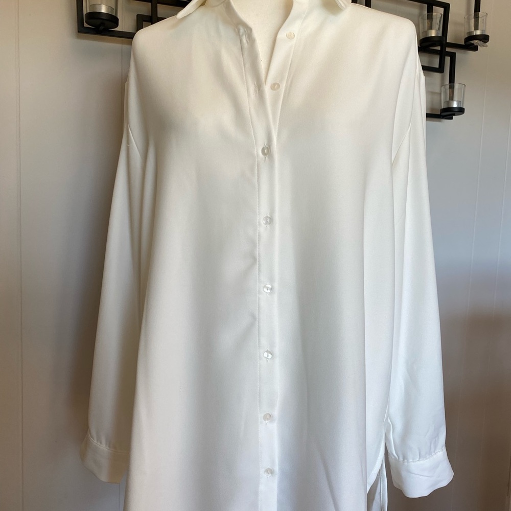Off white tunic blouse
